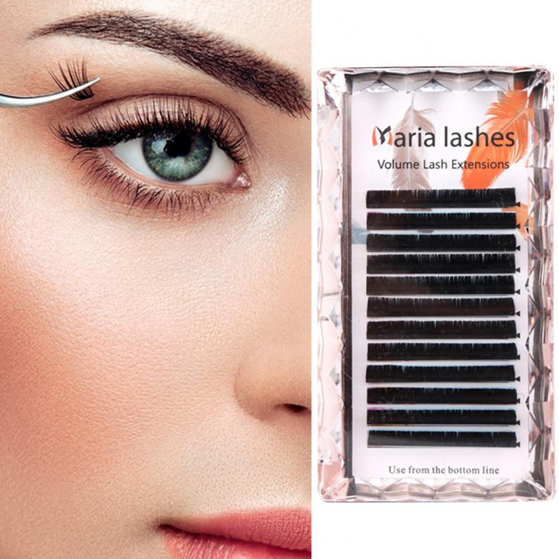 Umjetne trepavice 3D efekt Prirodne uvijene ekstenzije trepavica Bez dodira DIY Wispy Makeup Prop Grafting Umjetne trepavice za djevojčice