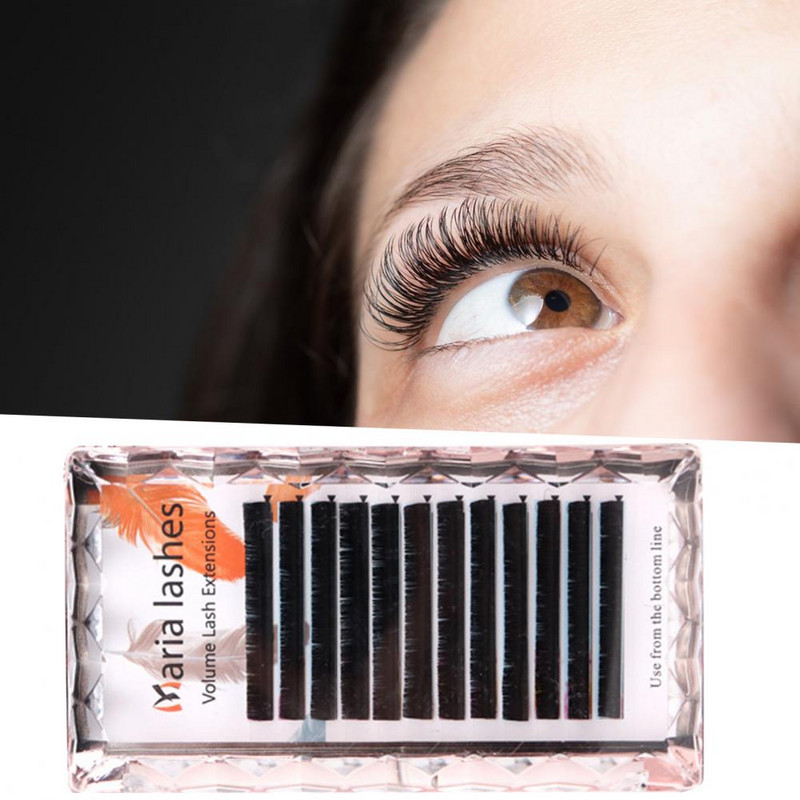 Umjetne trepavice 3D efekt Prirodne uvijene ekstenzije trepavica Bez dodira DIY Wispy Makeup Prop Grafting Umjetne trepavice za djevojčice