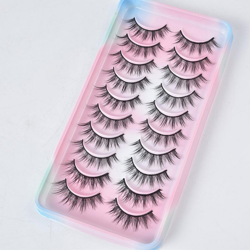 10 pari lijepe šminke, umjetnih trepavica, trepavica, izuzetan ukras