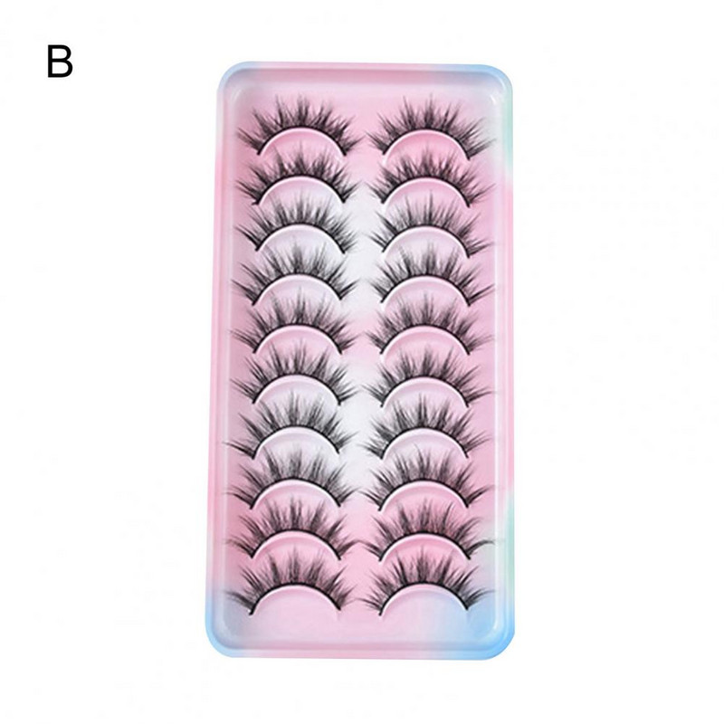 10 pari lijepe šminke, umjetnih trepavica, trepavica, izuzetan ukras