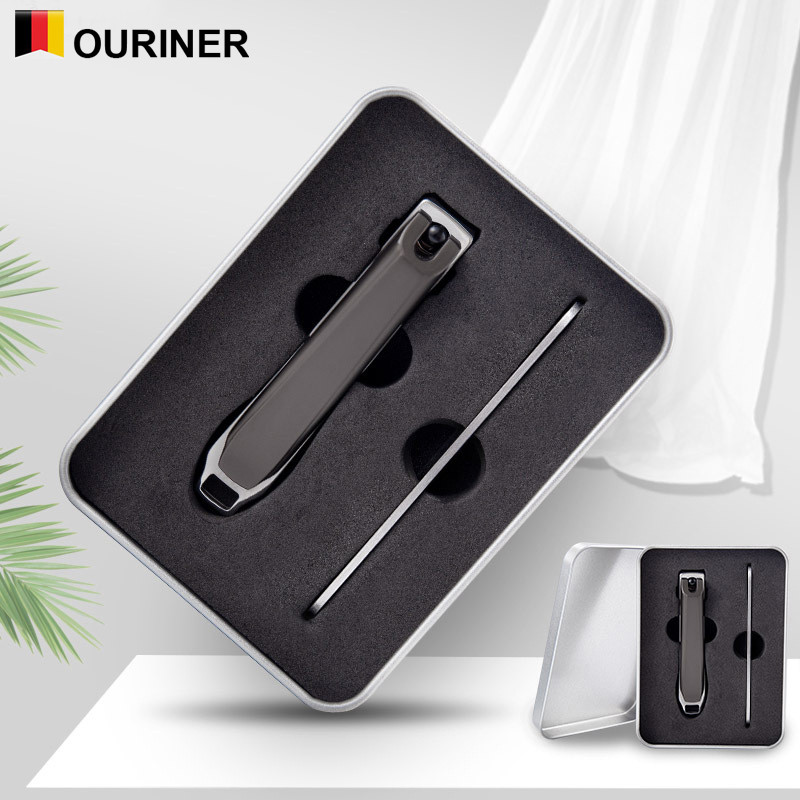 S kutijom Anti Splash Rezač noktiju Alati za manikuru Bionics Škare za nokte od nehrđajućeg čelika Trimer Škare za pedikuru