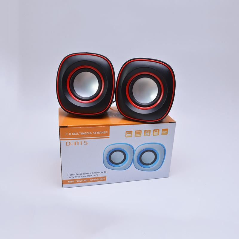 1 paar USB väikseid kõlareid armsad väikesed Q munakujulised mini-USB võimsad stereokõlarid