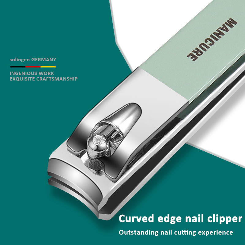 12-16 bucăți/set Set de tăietor de unghii Set de tăietoare de unghii din oțel inoxidabil cu geantă pliabilă Seturi de tăiat manichiură Foarfece Instrument de frumusețe pentru machiaj