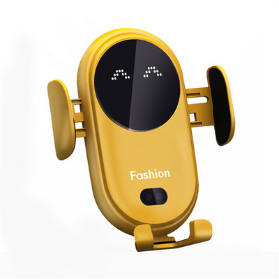 Ασύρματοι φορτιστές αυτοκινήτου γρήγορης φόρτισης 10W Θήκη τηλεφώνου Αισθητήρας εξαερισμού αέρα υπερύθρων Αυτόματος σφιγκτήρας Φορτιστής τηλεφώνου για κινητά τηλέφωνα