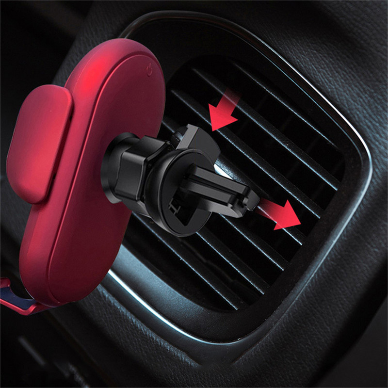 Ασύρματοι φορτιστές αυτοκινήτου γρήγορης φόρτισης 10W Θήκη τηλεφώνου Αισθητήρας εξαερισμού αέρα υπερύθρων Αυτόματος σφιγκτήρας Φορτιστής τηλεφώνου για κινητά τηλέφωνα