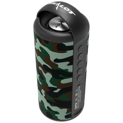 ZEALOT S36 Difuzor portabil fără fir Bluetooth 5.0 TWS HiFi Bass Stereo Suport Micro SD Card Microfon AUX Mâini libere