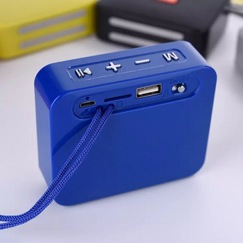 TG166 Мини преносим Bluetooth-съвместим високоговорител Външен малък безжичен Soundbox Водоустойчив музикален плейър Поддържа USB TF FM радио