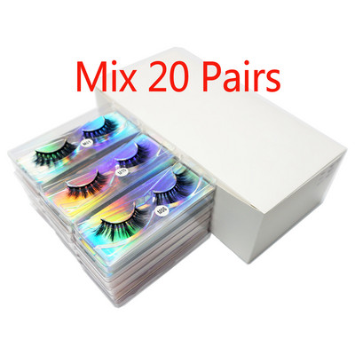 Umjetne trepavice Veleprodaja 6D trepavice od nerca Prirodne umjetne trepavice Meke pahuljaste umjetne trepavice Masovni make up pribor za ekstenzije trepavica