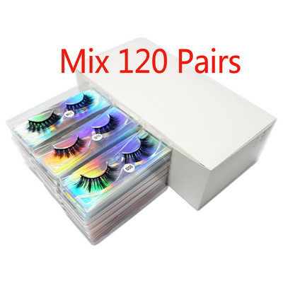 Umjetne trepavice Veleprodaja 6D trepavice od nerca Prirodne umjetne trepavice Meke pahuljaste umjetne trepavice Masovni make up pribor za ekstenzije trepavica