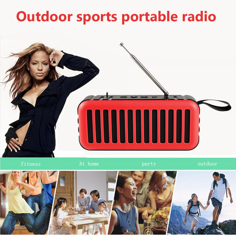 Bežični zvučnik na solarni pogon, Bluetooth kompatibilan s FM radijskom LED svjetiljkom