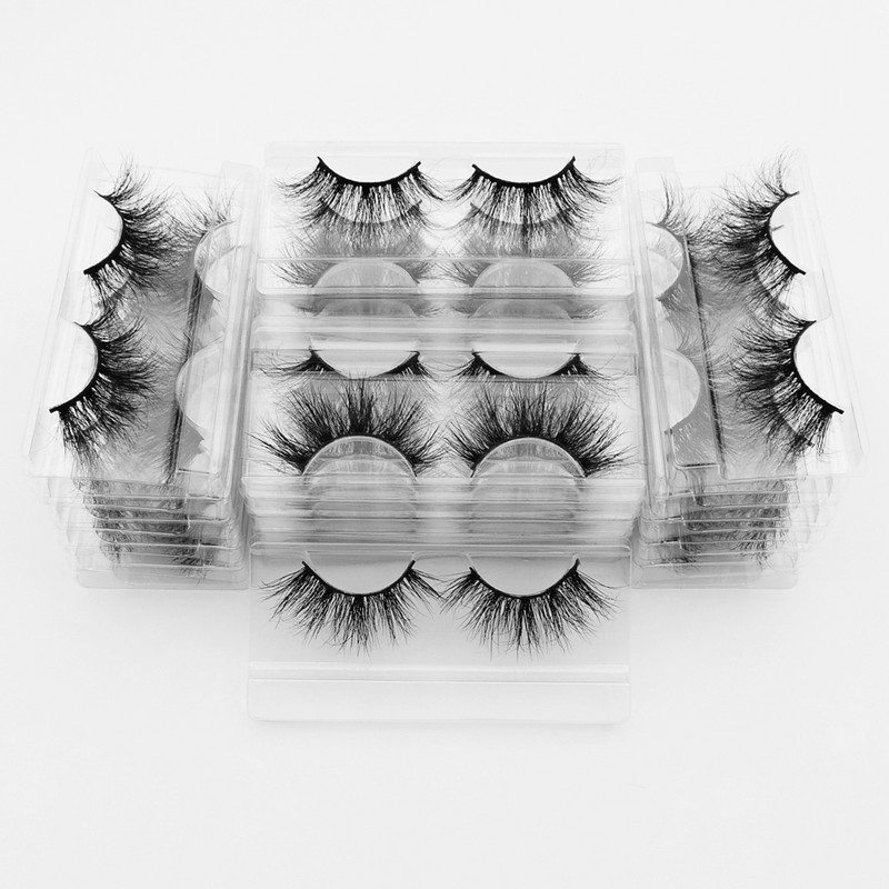 40 perechi/lot visofree 25mm gene frumusețe 3d nurcă gene 100% fără cruzime gene dramatice lucrate manual gene moi pufoase E77