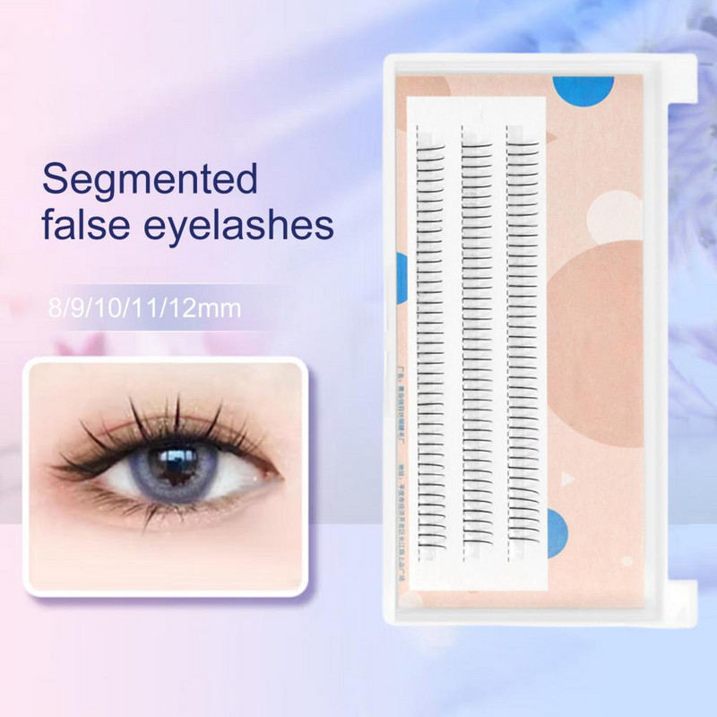 1 cutie de gene artificiale gene false confortabile din fibră cu un singur grup de gene false pentru femei pestañas postizas