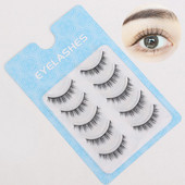 5 pari umjetnih trepavica Moderna šminka Ekstenzije umjetnih trepavica Izvrsne umjetne trepavice