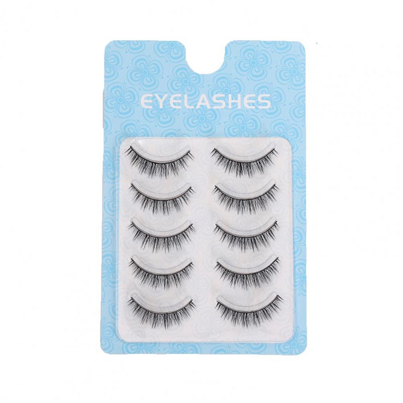 5 pari umjetnih trepavica Moderna šminka Ekstenzije umjetnih trepavica Izvrsne umjetne trepavice