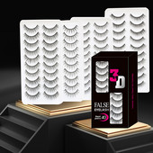 40 pari mješovitih trepavica 3D Mink Lashes Prirodne duge umjetne trepavice Dramatične umjetne trepavice Alati za šminkanje Cilios Postiço Maquillaje