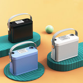 Ys-219 Prijenosni karaoke sustav zvučnika Bežični Bluetooth kompatibilni sustav zvučnika s 2 mikrofona Kućni TV KTV set