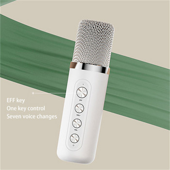 Ys-219 Преносима система за високоговорители за караоке машина Безжична Bluetooth-съвместима система от високоговорители с 2 микрофона Домашна телевизия KTV комплект