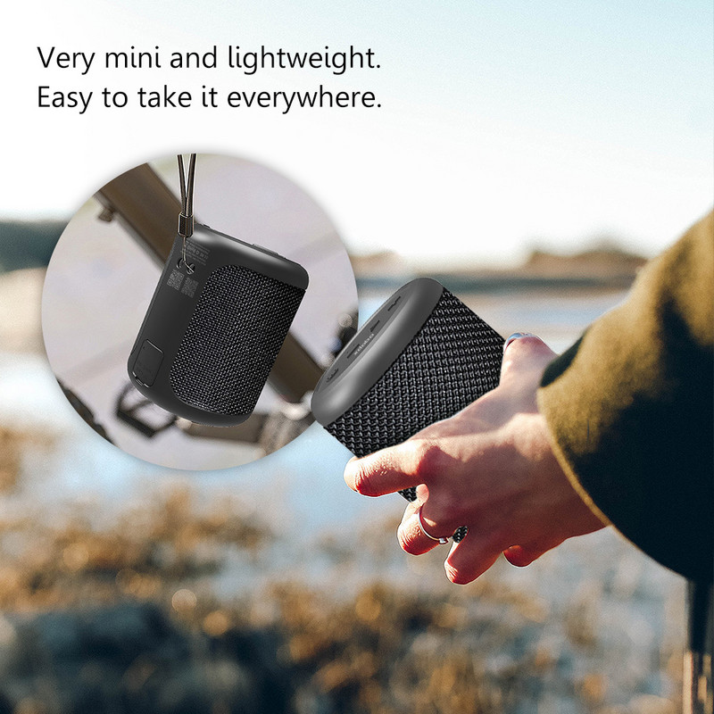 Difuzor Bluetooth portabil fără fir XDOBO 15W TWS Stereo Mini coloană în aer liber IPX6 Subwoofer rezistent la apă 3600mAh Casetă de sunet TF AUX
