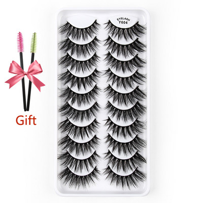 Gene false naturale Professional 3D Faux Mine Set de gene cu ridicata pentru cosmetice pentru extensia genelor Kit complet ieftin de machiaj