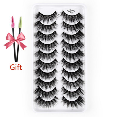 Gene false naturale Professional 3D Faux Mine Set de gene cu ridicata pentru cosmetice pentru extensia genelor Kit complet ieftin de machiaj