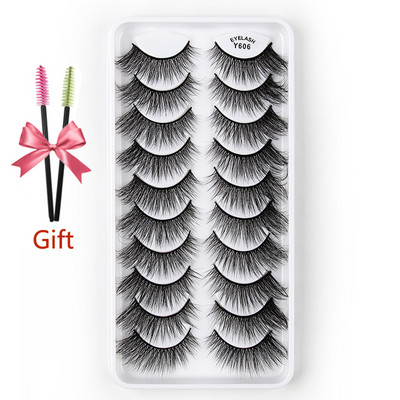 Gene false naturale Professional 3D Faux Mine Set de gene cu ridicata pentru cosmetice pentru extensia genelor Kit complet ieftin de machiaj