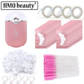 175PCS/Set Umjetne trepavice Set alata za ekstenziju USB ventilator za trepavice Jastučići za oči Ljepilni prsten Silikonske četkice za obrve Traka za presađivanje