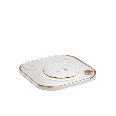 Dock de încărcare fără fir 3 în 1 cu lampă pentru iPhone 14 13 12 Stație de încărcare rapidă QI pentru Apple Watch Airpods Pro 2 3