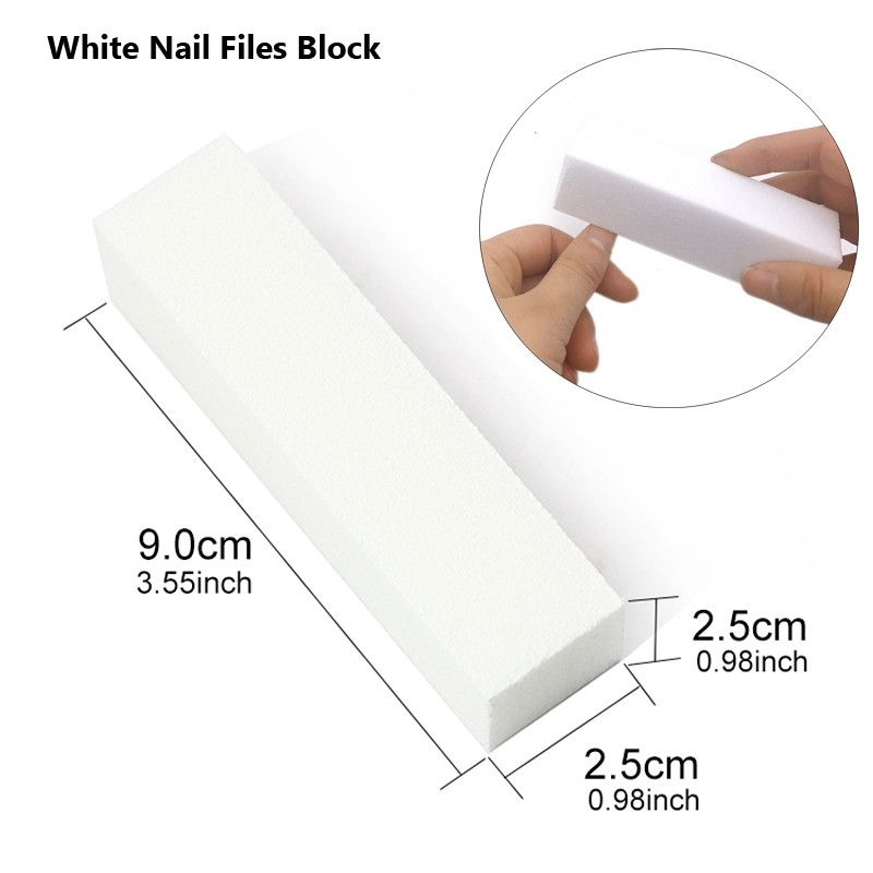 Kit de manichiură neagră, 5 bucăți, pile acrilice cu burete pentru lustruirea unghiilor 100/180 perie pentru curățarea prafului bloc de lustruit pentru tunderea unghiilor