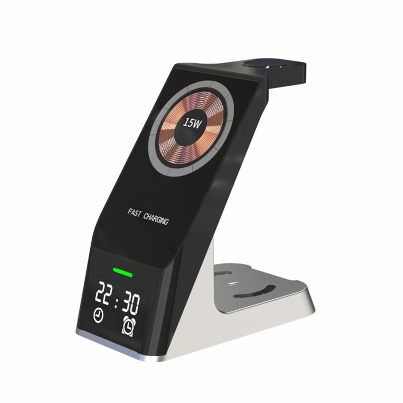 Μαγνητικοί ασύρματοι φορτιστές 15W 3 σε 1 για Iphone 12 13 14 Pro Max Ξυπνητήρι Apple Watch 8 7 6 Airpods Pro Wireless Chargers
