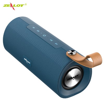 Difuzor Bluetooth stereo Zealot S30 Subwoofer portabil de bas Boombox difuzor wireless Suport card TF, TWS, AUX, unitate flash USB
