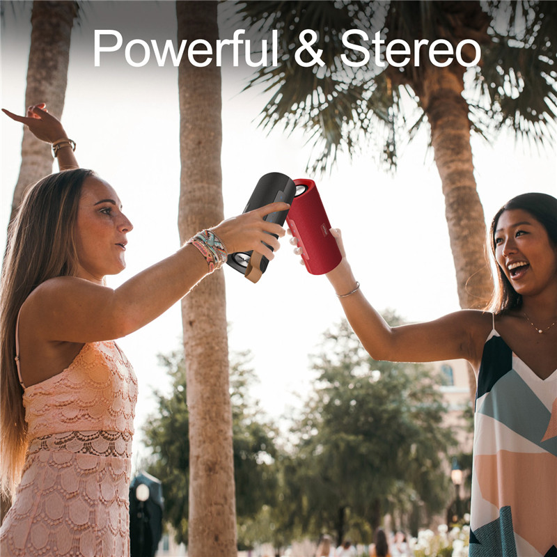 Difuzor Bluetooth stereo Zealot S30 Subwoofer portabil de bas Boombox difuzor wireless Suport card TF, TWS, AUX, unitate flash USB