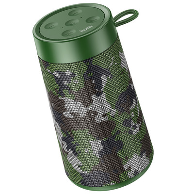 HOCO kültéri hordozható Bluetooth 5.0 zenei hangszóró 3D sztereó 1200 mAh hosszú idejű készenléti vezeték nélküli sporthangszóró támogatás FM AUX TF