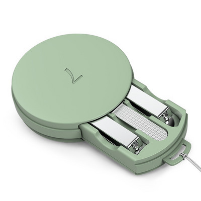 Set de manichiură Seesoo 3/4/6 buc. Cutter profesional pentru unghii Seturi de pedichiură din oțel inoxidabil Clipper pentru sprâncene Set de pile de unghii Instrumente de frumusețe