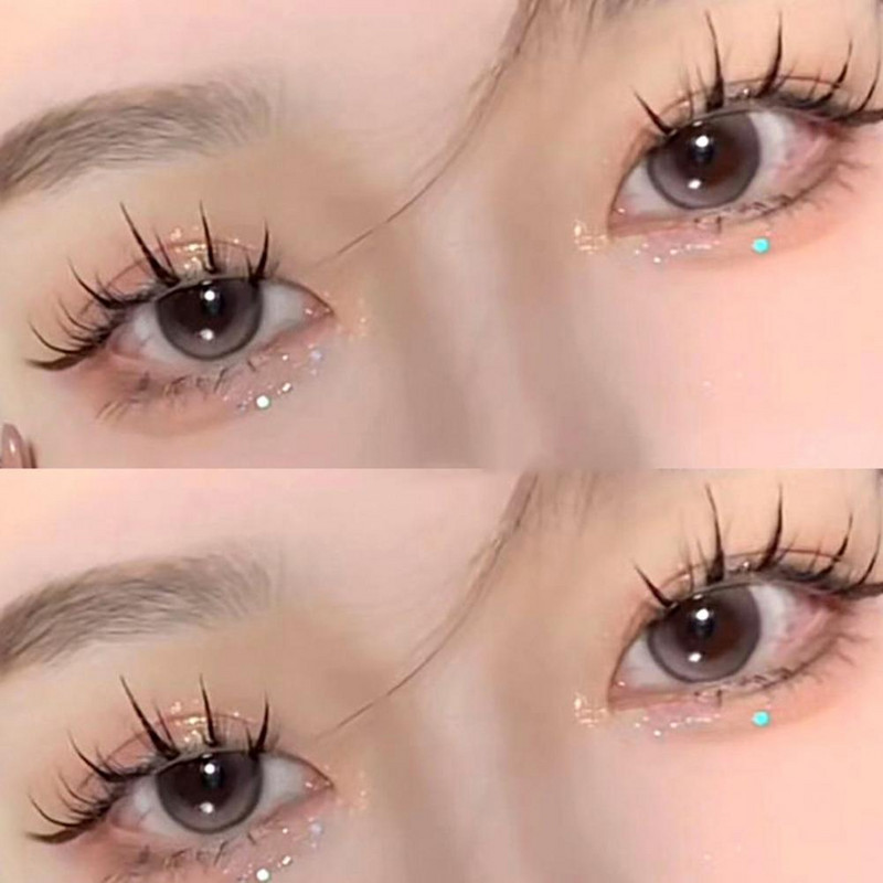 Изискан 1 комплект красиви красиви фалшиви мигли за очи Универсален грим Мигли меки за ежедневно носене