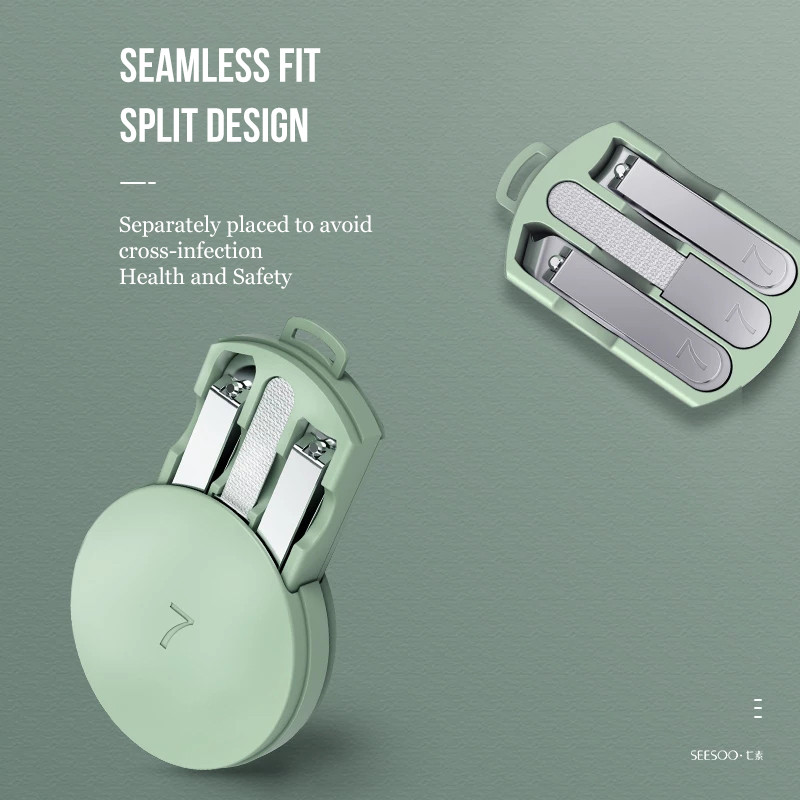 Mini 3 buc. Seturi de tuns pentru manichiura Dispozitive de tuns pentru unghii Kit de pile pentru unghii Cutter de unghii pentru unghii cu placare din oțel de înaltă calitate Instrument portabil pentru pedichiura