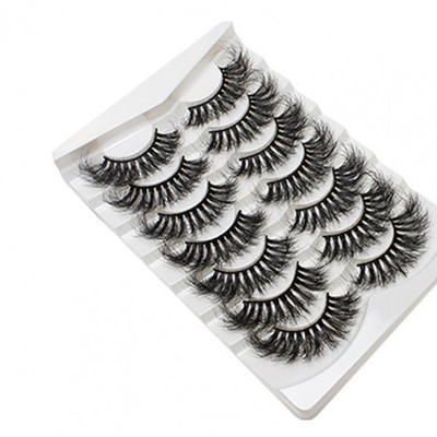 7 pari umjetnih trepavica, prirodne, dramatične, duge, lepršave, lažne volumenske trepavice, alat za šminkanje za zabavu