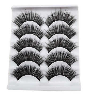 Gene false magnetice moi Ochi mari stratificati 3D 5 perechi Set de gene false Gene false Aspect natural Incepator