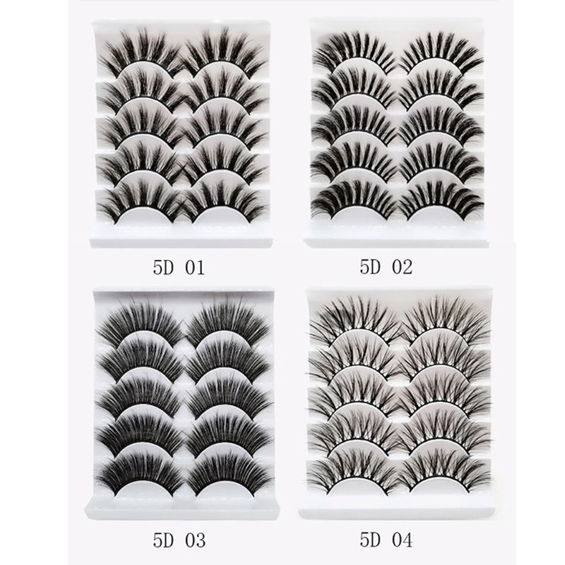 Gene false magnetice moi Ochi mari stratificati 3D 5 perechi Set de gene false Gene false Aspect natural Incepator