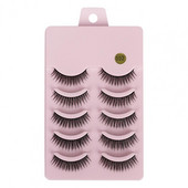 5 pari umjetnih trepavica prirodnog izgleda dobra duktilnost vlakna žene umjetne trepavice cluster ekstenzije trepavice kozmetički pribor