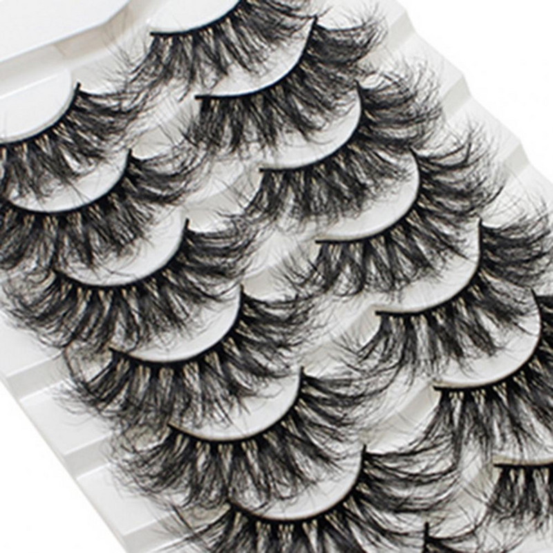 7 perechi de gene false, naturale, dramatice, lungi, pufoase, cu volum fals, extensie pentru gene, instrument de machiaj pentru petrecere