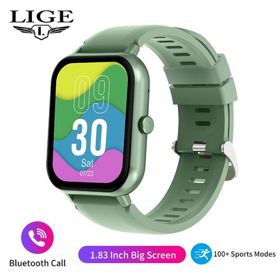 Ceas inteligent LIGE Bluetooth Call Bărbați Femei Ecran tactil complet Ceas sport Fitness Bărbați Ceasuri inteligente Femei Smartwatch