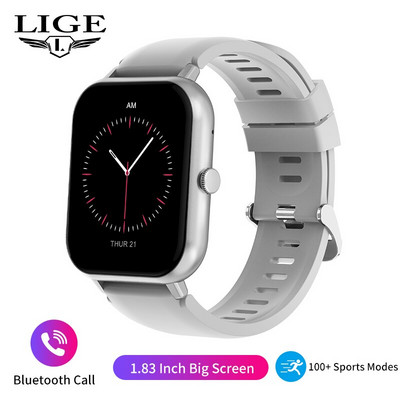 Ceas inteligent LIGE Bluetooth Call Bărbați Femei Ecran tactil complet Ceas sport Fitness Bărbați Ceasuri inteligente Femei Smartwatch