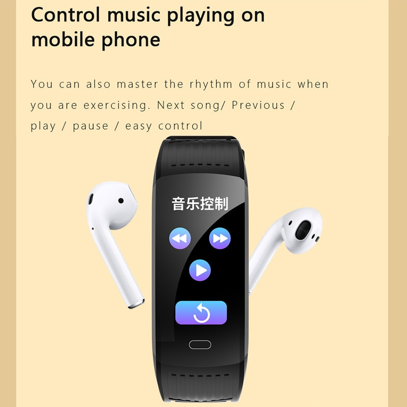 Ženski pametni sat Muški nadzor otkucaja srca IP68 Vodootporni satovi Sportski fitnes tracker Muški pametni sat Muška pametna narukvica