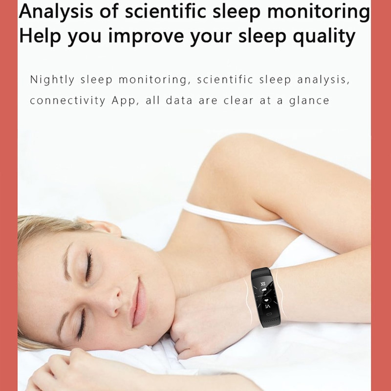 Ženski pametni sat Muški nadzor otkucaja srca IP68 Vodootporni satovi Sportski fitnes tracker Muški pametni sat Muška pametna narukvica