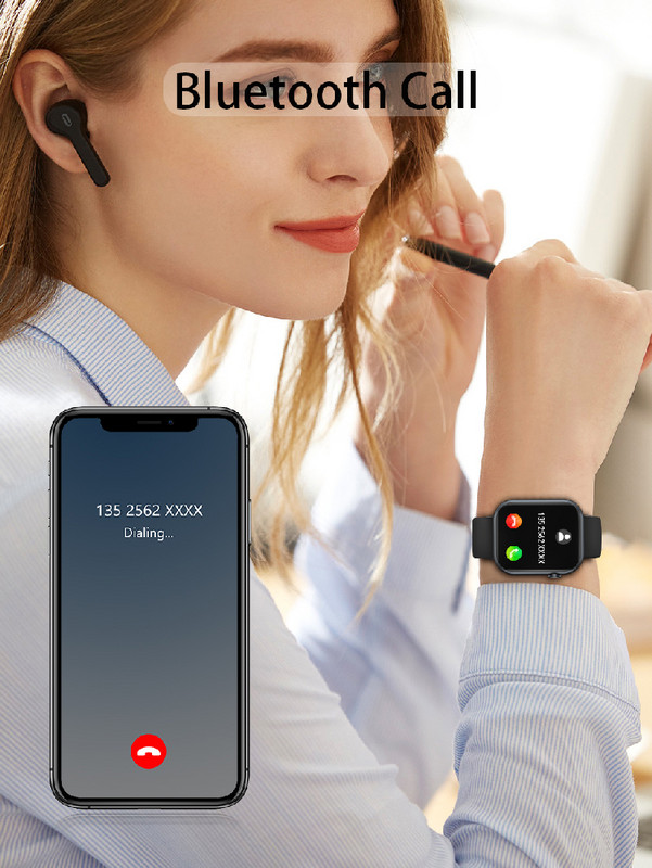 SENBONO 2023 Ανδρικό έξυπνο ρολόι Bluetooth προσαρμοσμένη κλήση Ρολόι Sport αδιάβροχο Smartwatch Ανδρικό Γυναικείο+BOX για IOS Android Xiaomi