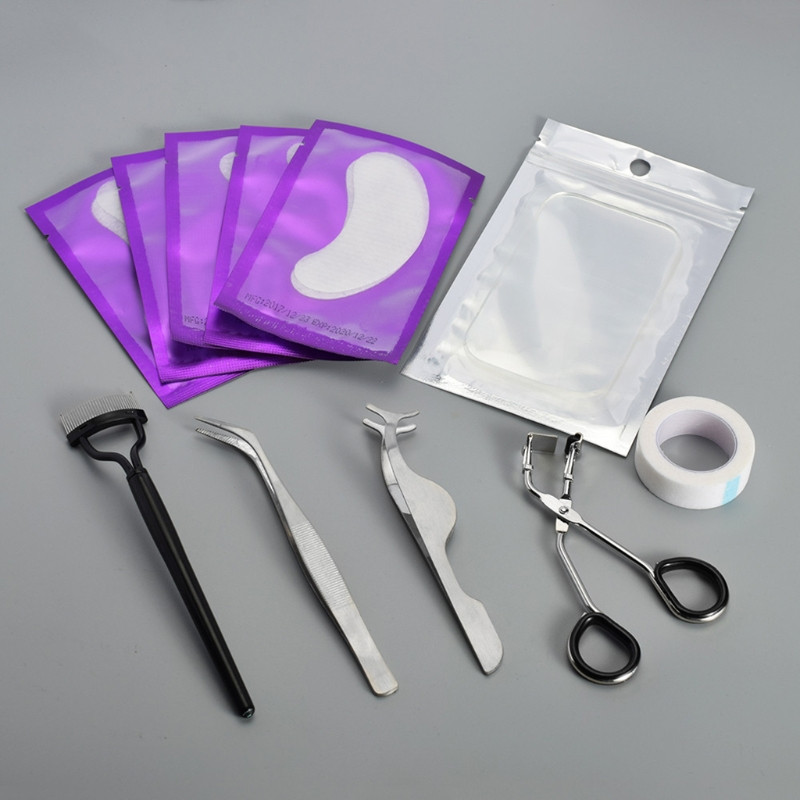 Under Eyes Pads Κιτ επέκτασης βλεφαρίδων Σετ επέκτασης βλεφαρίδων Εξάσκηση σετ ψεύτικων βλεφαρίδων Εργαλείο εκπαίδευσης για επαγγελματίες αρχάριους