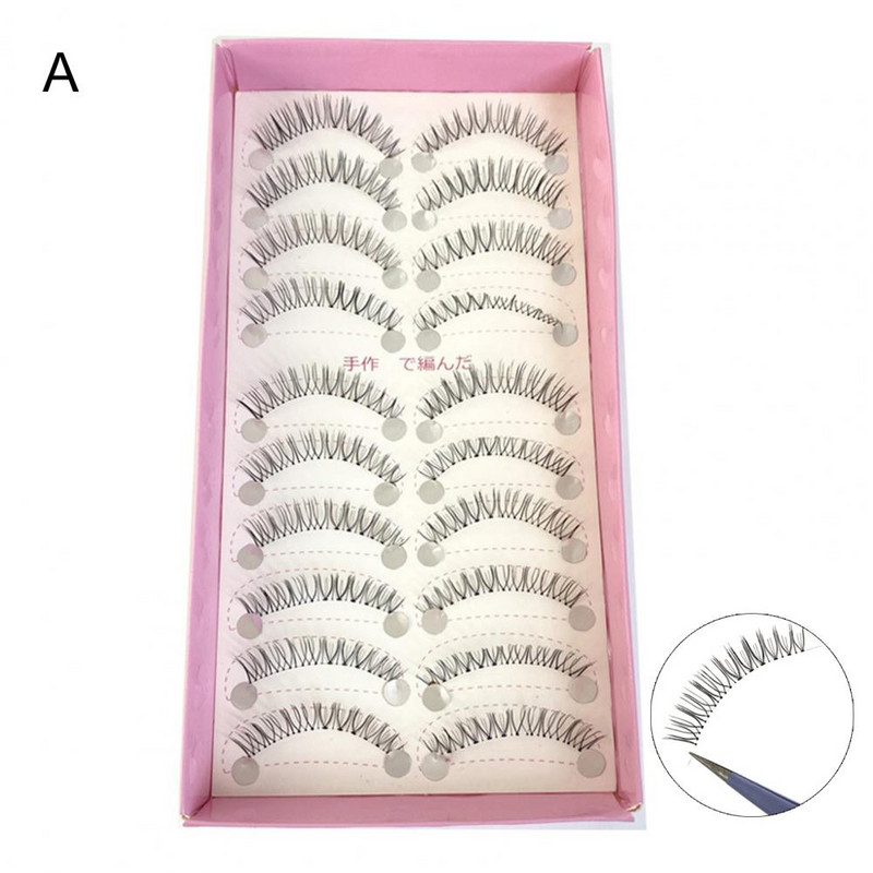 Αξεσουάρ ομορφιάς Εξαιρετικό σταυρό που ακονίζει χοντρές ψεύτικες βλεφαρίδες για γυναίκες