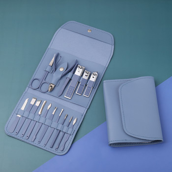 Комплект многофункционални машинки за маникюр от 4-20 части Домакински ножици за уши от неръждаема стомана Нокторезачки Нокторезачки за педикюр T