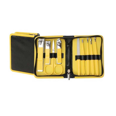 1 set de foarfece pentru unghii de călătorie set de pensete pentru sprâncene din oțel inoxidabil pentru manichiură pilă pentru unghii instrumente de îngrijire a unghiilor pentru piele moartă