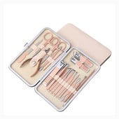 Set de tăietoare de unghii cu foarfece Set de instrumente de tăiat Kit de manichiură din oțel inoxidabil pentru pedichiură tăietor portabil 7 până la 18 buc.
